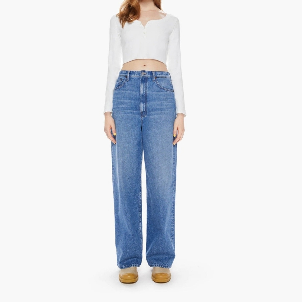 Mother denim snacks size 25 yummy puddle fun dipped